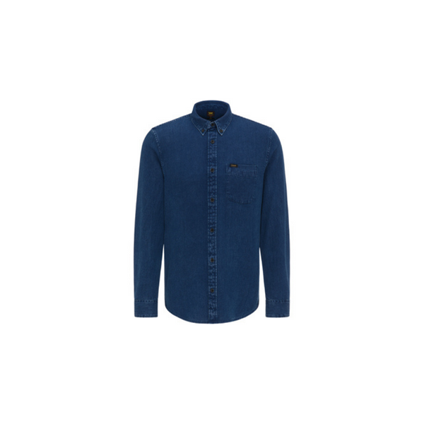 Lee Refined Button Down Washed Blue