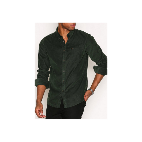Lee Button Down Forest Green