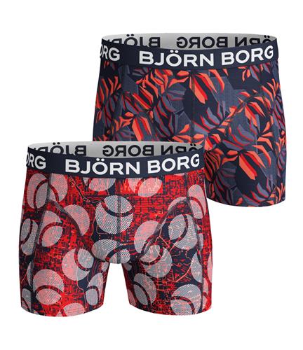 2 pk Bjørn Borg LA Tennis & Leaf Boxer Shorts