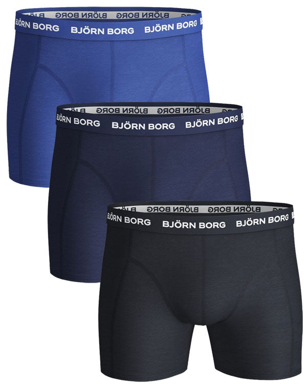 3 pk Bjørn Borg Noos Solid Boxer Shorts