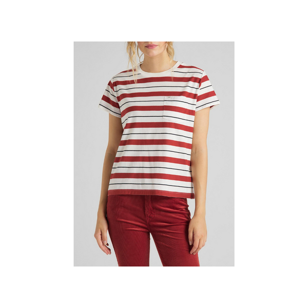 Lee Relaxed Pocket Tee Red Ochre