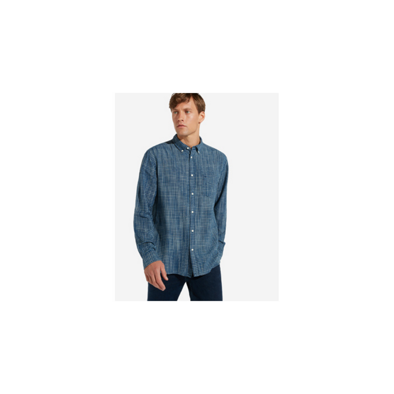 Wrangler Shirt Mid Indigo